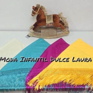 Mantón infantil colores
