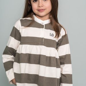 Polo niña rayas beige y verde ELE.O desde 3 años hasta 12 años