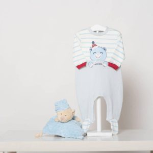 Pijama pelele niño 100×100 algodón de 6m a 24m