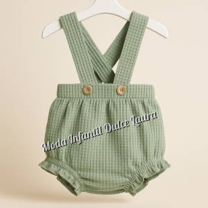 Peto rodas verde hoja desde 1 mes hasta 24 meses T8710
