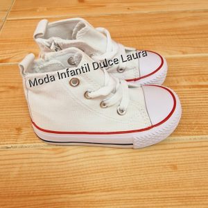 Botines blancos 24 al 29