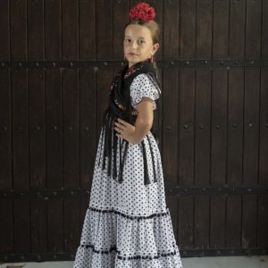 Vestido de flamenca modelo Raya desde 2 hasta 6 años