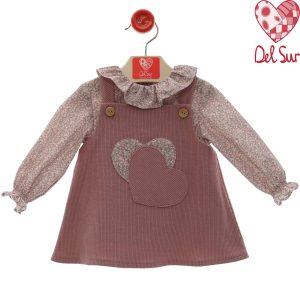 Pichi pana familia ondulina camisa flores rosa maquillaje desde 6 meses hasta 48 meses 2241inv25