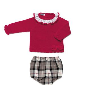 Conjunto ranita rojo de juliana