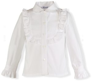 Blusa niña con jaretas de miranda