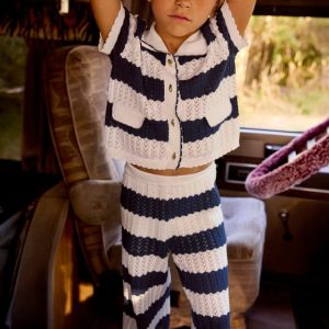 Conj. pantalon largo tricot
