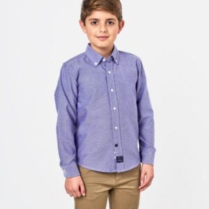 Camisa cuello oxford con botón de spagnolo
