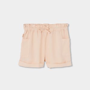 Bermudas sarga viscosa de niña