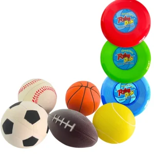 Toysery Juego de pelotas deportivas de espuma para niños