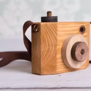 Cámara de Fotos de Madera