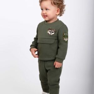 Chandal niño verde militar de nekenia